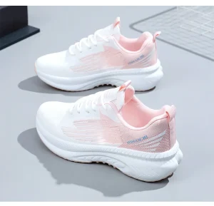 Fashion Trend Mesh Upper Women’s Tennis Shoes Non Slip Gym Workout Breathable Summer Walking Sneakers Shoes for Women