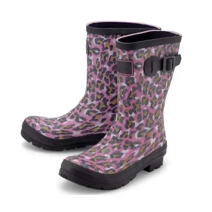 Fashion Women Rubber Rain Boots Custom Print Boot Women’s Flower Rubber Boots