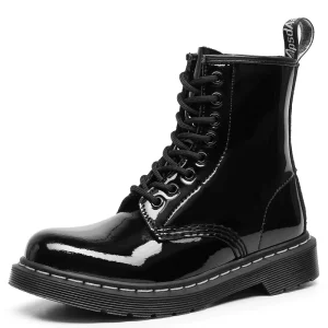 Fashion Women’s Platform Mid Calf Boots Plus Size Cow Genuine Leather Chunky Shoes Ladies Ankle Midi Boots College Style