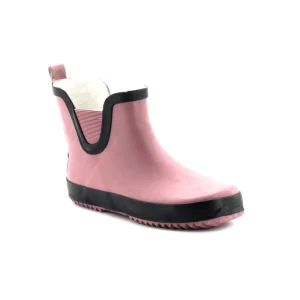 Fashion Women’s Rubber Boots Lightweight Waterproof Ladies’ Angle Rainboots Slip-On Ankle Printed for Autumn