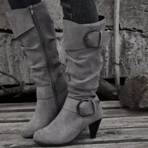 Fashionable High Quality Women Fashion Boots Mid Boots Women Shoes Designer Boots Women
