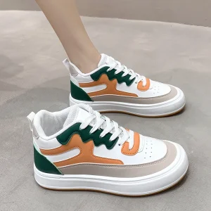 Fashionable Ladies Casual Shoes Walking Shoes Comfortable Women’s Sneaker Trendy Thick Sole Breathable Mesh Shoes