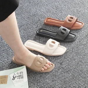 Fashionable Open-toe Summer New Style Breathable Women’s Sandals slippers with Soft Soles Comfortable Women’s Sandals Slippers