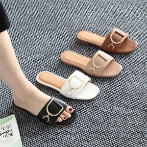 Fashionable Summer New Design Sandals with Open Toes Suitable for Outdoor Use Selling Well Among Women’s Flat Shoes