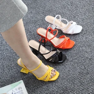 Fashionable Summer New Style Women’s High Heeled Sandals Popular Outdoor Wear for Women