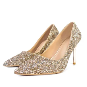 Fashionable Sweet High-Heeled Shoes Thin High-Heeled Shoes Delicate Thin Shallow Mouth Pointed Women’s High-Heeled Shoes