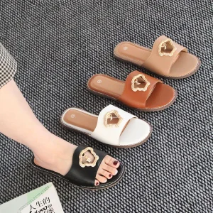 Fashionable Trendy Popular and Highly Sought-after Retro Openwork Durable Breathable Women’s Sandals and Slippers