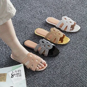 Fashionable with Sparkling Hollow Design Lightweight Women’s Sandals or Slippers Sandals Women Private Label