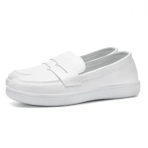 Flat Casual Work Shoe for Women Summer Wearing Comfortable Soft-soled Nurse Shoes