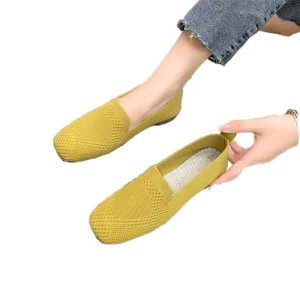 Flat Loafers Spring Women’s Casual Slip-On Breathable Soft Non Slip Loafers for Daily Wear