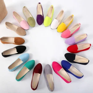 Flats for Women Candy Color Flat Casual Shoes Lady Shoes