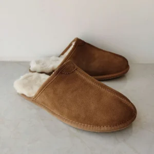 Fluffy EVA Real Australian Sheepskin Fur Anti Slippery Breathable Warm Autumn Winter Women’s Slipper