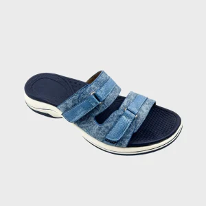 Foot Support Women’s Summer Casual Fashion Wedge Thick Bottom Sports Slippers Sneaker Slippers Factory