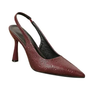 French Pointed Women’s High Heels Sexy Thin Heels Back Empty Single Shoes Black