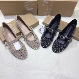Full diamond One-piece Mary Jane Women’s Shoesfor Lady Shoes