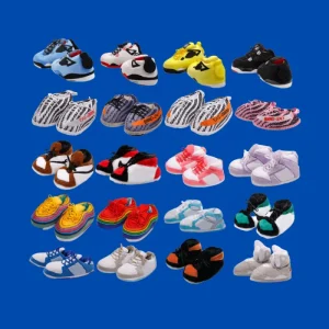 Furry Slippers Unisex Foam Runner Original Brand Logo Sneaker Slipper