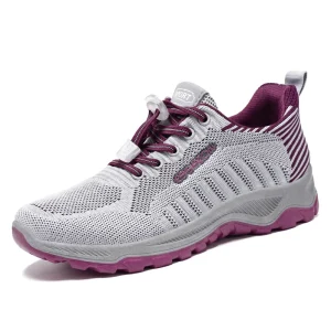 G 8866 Women’s Flying Weave Breathable Sneakers Fashion for Casual Walking Running Fly Knit Upper Material for Spring