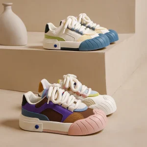 Gentle Style Chic Shoes New Style Popular Women’s Trendy Sports Shoes With Skirts Girls White Shoes Versatile