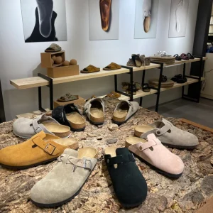 Genuine Leather Women’s Clogs & Mules Suede Leather & Fur EVA Custom Mule Clog Shoes