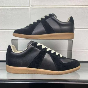 German Trainer Leather Suede Patchwork Lace up Women’s Shoes Flat Anti Slip Casual Retro Low Top GAT Shoes Designer Sneakers