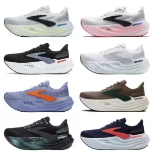 Glycerin Max Thick Soled Sports Shoes Men’s and Women’s Cushioning Fashion Trend Solid Running Walking Shoes