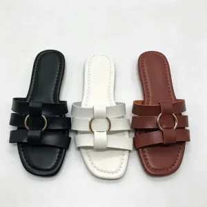 Good Quality Leather Craft Shoes Original Ladies Shoes Platform Trend Fashion slippers for Women