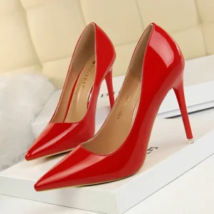 Good Quality Women’s Pumps Thin Heels Dress Shoes Pointed Toe High Heels Shoes for Women and Ladies