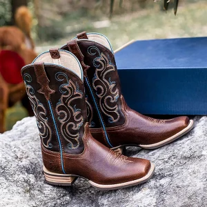 Goodyear American Women’s Cowboy Boots Factory Top Quality Cow Leather Western Cowboy Boots Women Mexico Design Women’s Boots