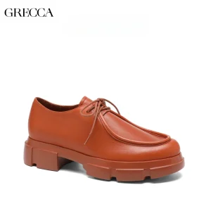 Grecca Women’s Fashion Trend Faux Suede Bow Slip-On Toe Loafers Comfort Soft Flat Breathable Anti-Odor Sheepskin Lining All