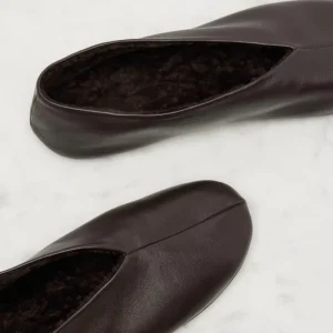 Handmade Customized Flat Loose Lazy Deep mouth Monk Nun Fur Shoes Summer Autumn Slip On Breathable Fashion Trend