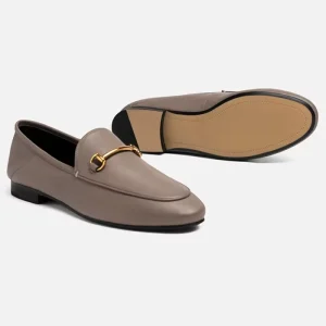 Handmade Genuine Leather Women’s Classic Loafer Shoes Solid Toe Breathable Slip-On Casual Design Soft Light Winter