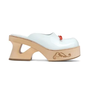 Handmade Wood Clogs Women’s Wedges Sandals Wooden Mules
