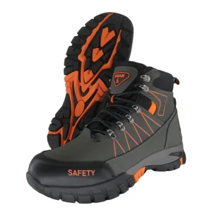High Cut Factory Use Work Safety Shoes Steel Toe Cap Lace-Up Summer Winter Waterproof Boot Seel Cap Anti-Static Unisex