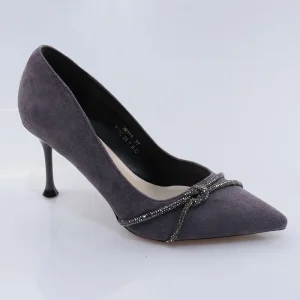 High Heel Shoes Women’s Autumn and Winter New Pointed Shallow Mouth Slim Shoes of Professional Work Shoes