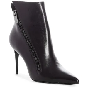 High Heel Winter Women Boots Genuine Leather Ankle Boots Safety Leather