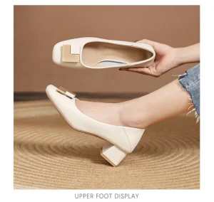 High Heels Sandals for Women Ladies Heeled Pumps Chunky Heels Shoes Girls Bride Party Dress Evening Wedding Shoes for Woman