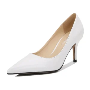 High Heels Women’s Nude Color Pointed Toe Stiletto Comfortable Professional Ladies Shoes Temperament Dress Wedding