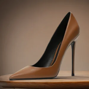 High Heels Women’s Thin Heels Spring and Autumn Shallow Mouth Pointed Matte Commuter Professional Work Shoes Single Shoes