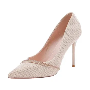 High Heels for Women in Spring and Autumn Fine Heels and Rhinestone Design Fashion Shoes