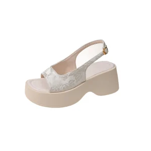 High Platform Thick Women’s Sandals Shoes Craft Casual Slippers Shoes Women Sandals