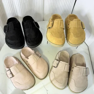High Quality Designer Shoes Women Flat Slides Slippers New Style Women’s Casual Shoes Platform Clogs Mules