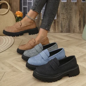 High Quality Factory Women’s Light Weight Thick Sole Casual Versatile Upper Fabric Clogs and Mules Ladies Shoes
