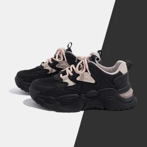 High Quality Fashionable Breathable Lace up Women’s Casual Sports Running Sneakers Spring Summer Walking Style Shoes