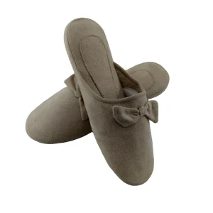 High Quality Faux Suede Light Weight Soft Anti-Slippery Breathable Bow Women’s Luxury Mules for Summer/Winter