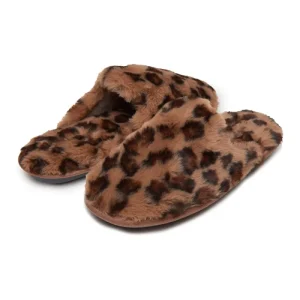 High Quality Leopard Printing Women’s Slippers With Memory Foam Filling Anti-Slip Outsole Soft and Cozy