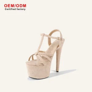 High Quality Sexy Women’s Chunky Platform Club Shoe Open toe Showgirl Sandals Nightclub Stripper Heels Designer Fashion Shoes