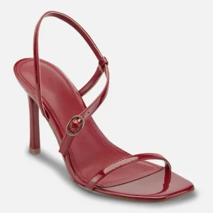 High Quality Summer Women’s Sandals Ankle Strap Open Toe Square Toe Heeled Sandals with Buckle Stiletto Heels for Party