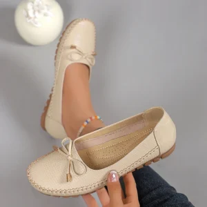 High Quality Women’s Ballet Flats Comfortable Loafers Shoes for Ladies Slip-On Moccasins