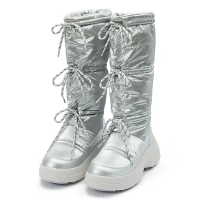 High Tall Women’s Winter Snow Boots Warm Fur-Lined Waterproof Anti-slip Model 004 Terylene Upper EVA Midsole