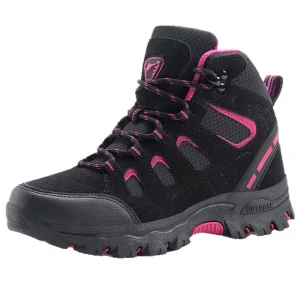 High Top Large Size Breathable Waterproof Anti Slip Camping Outdoor Hiking Shoes for Men and Women